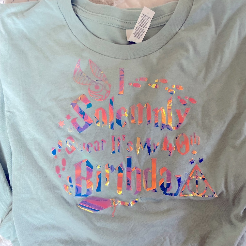 Harry Potter birthday shirt 40th birthday size medium